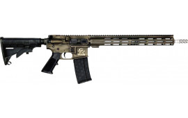 Great Lakes Firearms AR-15 Rifle, .223 Wylde 16" 416r Stainless Steel Barrel, 15.25" M-LOK Rail, 7075 T6 Receiver, Battleworn Bronze Cerakote Finish, GL15223SS B-BRZ