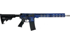Great Lakes Firearms AR-15 Rifle, .223 Wylde 16" 416r Stainless Steel Barrel, 15.25" M-LOK Rail, 7075 T6 Receiver, Battleworn Royal Blue Cerakote Finish, GL15223SS B-RYB