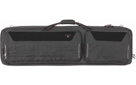 Tac Six 10832 Unit Tactical Rifle Case 46" Black Holds 2 Rifles with Large Exterior Pockets & Padded Shoulder Strap