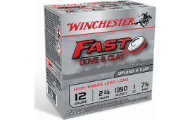 Winchester Ammo WFD127B Fast Dove & Clay 12GA 2.75" 1oz #7.5 Shot - 25sh Box