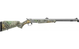 CVA PR2118S Wolf V2 50 Cal 209 Primer 24" Matte Stainless Barrel/Rec Realtree Edge Synthetic Stock Fiber Optic Sights