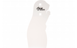 EZ-Aim 15572 Shooting Silhouette Target Handgun/Rifle Prairie Dog White Powder Coated Steel 12.20" H x 5.25" W x 3/8" Thick