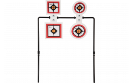 EZ-Aim 15593 Hardrock Spinner Target Handgun/Rifle Circle Square Black/White/Red AR500 Steel 23" L x 16" W x 0.80" H