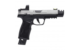 Sig Sauer P322 Comp Semi-Automatic .22 LR Pistol, 4" Barrel, Compensator, (1) 20 Round & (1) 25 Round Magazine, Romeo Zero Red Dot, Manual Safety - 322C-T-COMP-RXZE