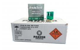 Panzer Wing & Clay 12 Gauge, 2 3/4",  7.5 Shot, 1 oz, 1350 FPS, High Velocity Shotgun Shell - 250 Round Case - PAWC1275SHV