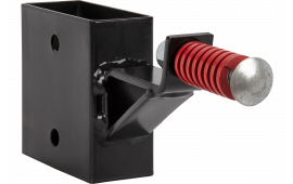 EZ-Aim 15515 Gong Hanger with Recoil Spring Black Powder Coated Steel, 5.50" Long & is compatible with 2" x 4" Lumber