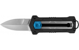 Kershaw Jens Anso Kapsule Manual Folding Knife - Sliding Button Lock OTF Knife (1.9 Satin)
