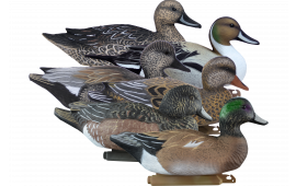 Higdon Outdoors 16993 Battleship Puddle Pack Gadwail/Pintail/Wigeon Species Multi Color Foam Filled 6 Pack