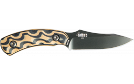 Diamondback Knifeworks SG0508010601 Jackal Pup Folding Plain Black/Tan Handle