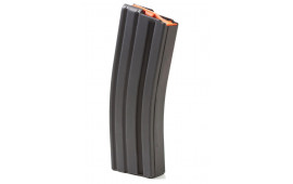 ASC AR-15/M4, 30 Round, .223/5.56x45mm Magazine, Black Marlube Coated Stainless Steel Body, Orange Follower - 30-223-SS-BM-O-ASC