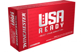Winchester Ammo RED40 USA Ready 40 S&W 165 gr Full Metal Jacket Flat Nose (FMJFN) - 50rd Box