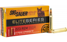Sig Sauer E223V220 Elite Hunting Varmint & Predator 223 Rem 55 gr Extreme Expansion Tip - 20rd Box
