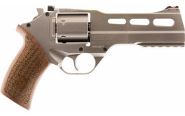 Chiappa 340247 Rhino 50SAR *CA Compliant* Single 357 Magnum 5" 6rd Walnut Chrome Stainless Steel