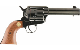 Chiappa Firearms 340053 SAA 1873  22 LR Caliber with 4.75" Barrel, 6rd Capacity Cylinder, Overall Blued Finish Steel & Wood Grip