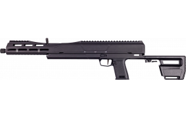 Trailblazer Firearms P9-BLK Pivot Ultracompact Folding Rifle 15+1 16" Black Aluminum Folding Rec Black Synthetic Adjustable Stock Right Hand