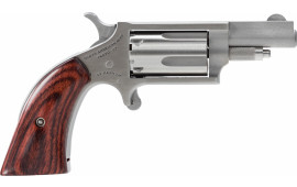 NAA 22MGBG 22 Magnum Boot Style Grip Single 22 WMR 1.6" 5 Wood Boot Grip Stainless