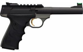 Browning 051530490 Buck Mark Plus Practical URX Single 22 LR 5.5" 10+1 Black Ultragrip RX Grip Blued