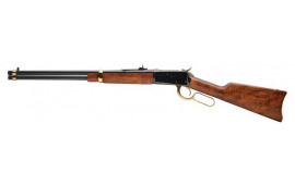 Rossi 923572013GLD R92 Lever Action Rifle, .357 Magnum/.38 Special,  20" Barrel, 10rd Capacity, Brazilian Hardwood w/ Gold Accents