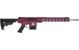 Great Lakes Firearms AR10 Rifle, .308win, 18" 416r Stainless Steel Barrel, 15.25" M-LOK Rail, 6 Position M4 Stock, Black Cherry Cerakote- GL10308SS CHY