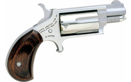NAA 22MS 22 Magnum Rosewood Grip Single 22 WMR 1.1" 5 Rosewood Black **CA LEGAL**