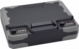 Hornady 95260 TrekLite Lock Box XXL Combination/Key Entry Black Polycarbonate Holds 2 Handguns 12.20" x 10.10" x 3.30"