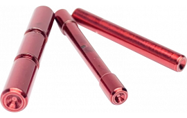Cross Armory CRGPSRD 3 Pin Set Dimpled Red 4140 Steel for Most Glock Gen1-3