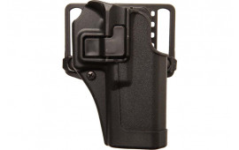 Blackhawk 410577BKR Serpa CQC Concealment 77 Black Polymer OWB Springfield Hellcat Right Hand