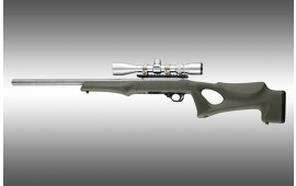 Hogue 22270 Tactical Thumbhole Stock  made of Material with OD Green Overmolded Rubber Finish for  Ruger 10/22 (.920"D Barrel)