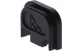 Rival Arms RA43G001A Slide Back Cover Plate  Double Stack Black Anodized Aluminum for Glock 17, 19 Gen3-4