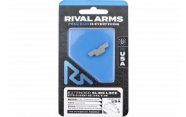 Rival Arms RA-RA80G003D Slide Lock  Extended Polished Stainless for Glock 43, 43X, 48