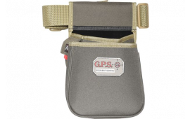 GPS Bags GPS960CSPRK Shotshell Pouch Contour Double with Web Belt Rifle Green w/Khaki Trim
