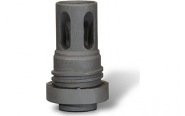 Yankee Hill 431528A Mini QD Flash Hider Black Phosphate Steel with 1/2"-28 tpi Threads & 2.13" OAL for 5.56x45mm NATO AR-Platform
