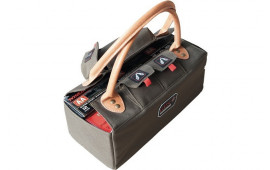 Shotgun Shell TOTE-HOLDS 6 Boxes Leather Handle -