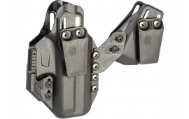 Blackhawk 416100BK Stache Premium Kit IWB Size 00 Black Polymer Belt Clip Fits Glock 17/22/31 Ambidextrous