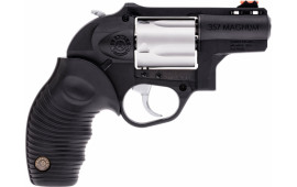 Taurus 2605029PLY 605 357RemMag 2" 5rd Ribber Grip Poly Frame Blued SS Cylinder