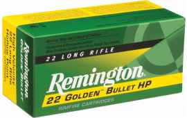 Remington Ammunition 21229 Golden Bullet 22 LR 36 gr Plated Hollow Point - 225rd Box