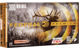 Federal P300WR Premium 300 Win Mag 165 gr Barnes Triple-Shock X - 20rd Box