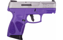 Taurus GC2 Handgun 9mm Luger 12rd Mag 3.2" Barrel Stainless Steel Slide/Dark Purple Grip
