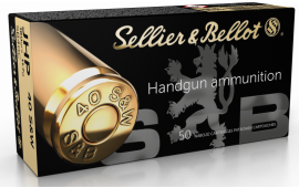 Sellier & Bellot SB40C 40 S&W 180 Jacketed Hollow Point - 50rd Box