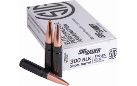 Sig Sauer E300H1SBR20 Elite Copper Duty 300 Blackout 120 gr Copper Solid - 20rd Box