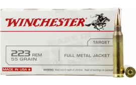 Winchester Ammo USA223R1 Best Value .223/5.56 NATO 55 GR Full Metal Jacket - 20rd Box