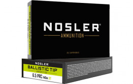 Nosler BT 6.5 PRC 140 GR 20rd 10BX/CS Ballistic TIP - 10rd Box