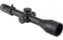 Riton Optics 5C428LFI 5 Conquer Black Hardcoat Anodized 4-28x 56mm 34mm Tube Illuminated Red TPSR Reticle Features Throw Lever