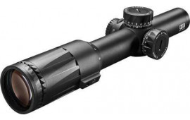 EOTech VDU110FFLE5 Vudu FFP Black Hardcoat Anodized 1-10x 28mm 34mm Tube Illuminated Red LE-5 MRAD Reticle Features Throw Lever