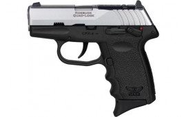 SCCY Industries CPX4TTBKRDRG3 CPX-4 RD 10+1 2.96" Black Polymer/Serrated Stainless Steel Slide/Finger Grooved Black Polymer Grip
