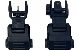 NcStar VG166 Flip Up Low Profile Black Polymer for Picatinny, Hardware Included