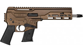 Diamondback DB1614L071 DBX57 CF 8" 20+1 Midnight Bronze Anodized Rec with Picatinny End Cap Stainless Steel Barrel Black Magpul MOE K Grip