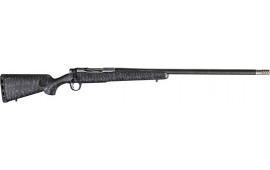 Christensen Arms CA10299915211 Ridgeline 6.5-284 4+1 26" Carbon Fiber/Threaded Barrel, Tungsten Gray Cerakote, Black with Gray Webbing Stock