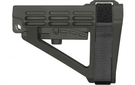 SB Tactical SBA4X-03M-SB SBA4 Synthetic Stealth Gray 5-Position Adjustable for AR-Platform
