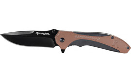 Remington 15669 Sportsman Folding 8Cr13MoV SS Blade Black/Tan G10 Handle Includes Pocket Clip